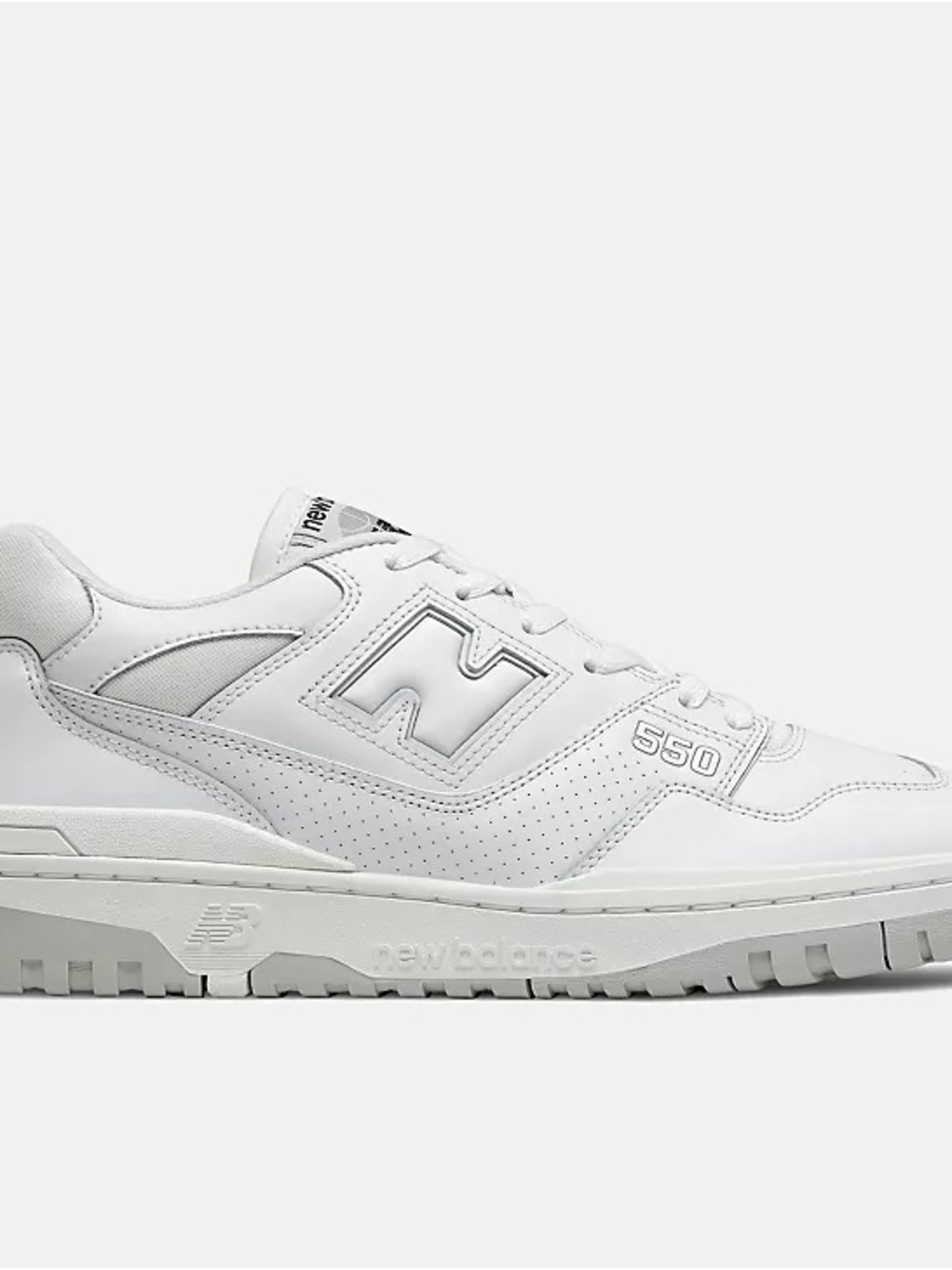New Balance White Men's Sneakers